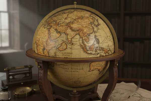 Media Exklusiv über Kartenirrtümer auf historischen Globen